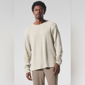 Elevate Waffle Long Sleeve Crew